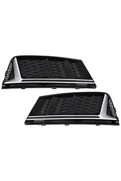 tuningset Grile laterale inferioare bara de protecție compatibil cu Audi A4 B...