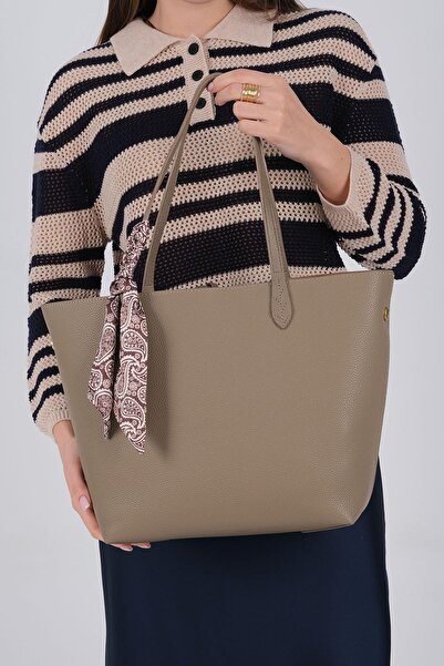 Silver Polo Sp1247-M205 Women Shoulder Bag Beige