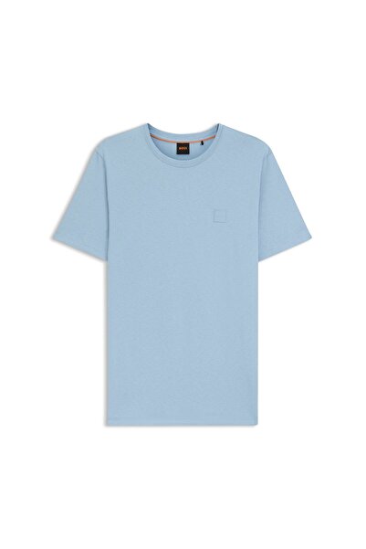 BOSS Logo Detaylı Pamuk T-Shirt