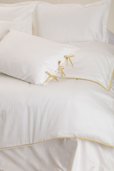 LUFA HOME Cotton Piped Duvet Cover Set