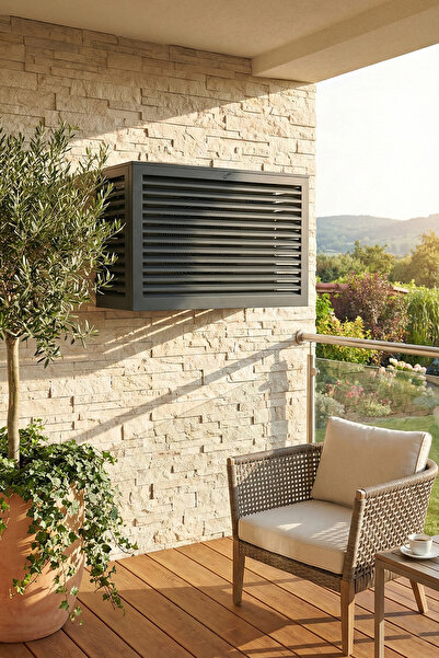 LICCIA Klima Motoru/Dış Ünite Gizleme/Koruma Kafesi XL 120x62x150(H) Açısız C...