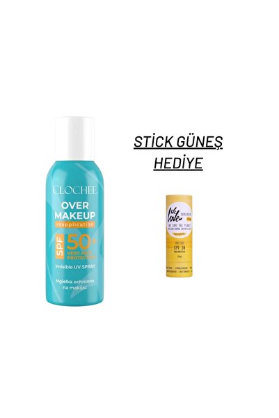 Clochee SPF 50+ Makyaj Üstü Güneş Koruyucu Sprey – Görünmez UV Koruma – 75 ml