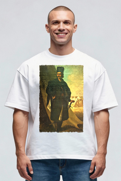 Printees Tricou Oversize - Theodor Aman - Tudor Vladimirescu