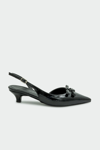 LAMİNTA Epsy Fiyonk Детальні жіночі чорні туфлі на підборах