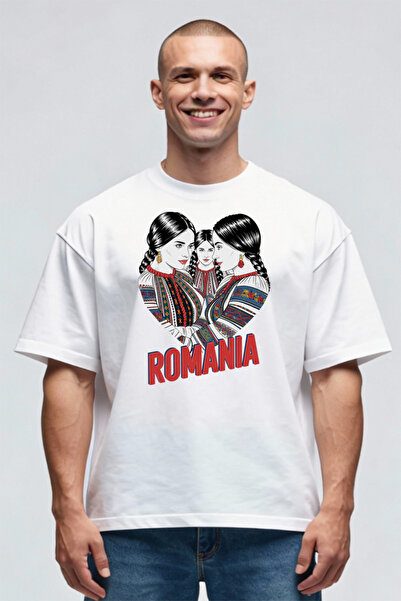 Printees Tricou Oversize - România