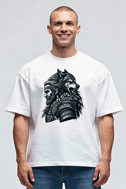 Printees Tricou Oversize - Râzboinic Antic
