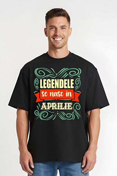 Printees Tricou Oversize - Legnde Aprilie