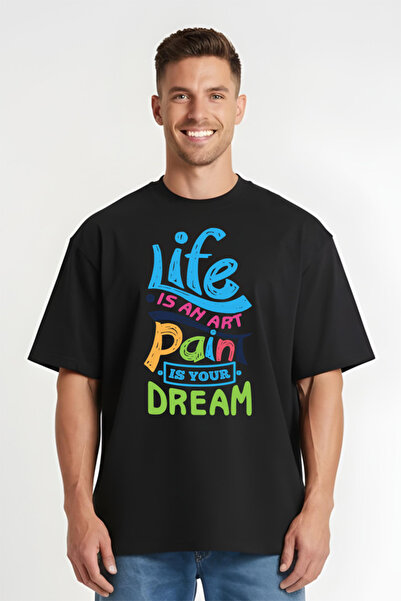 Printees Tricou Oversize - Pain