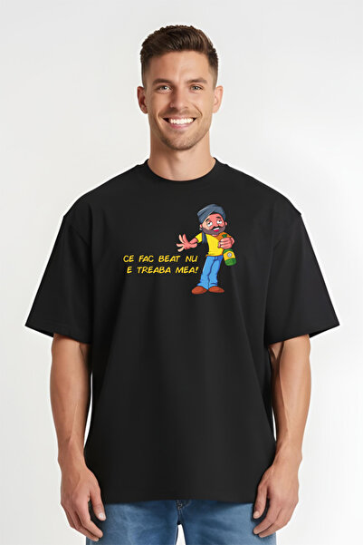 Printees Tricou Oversize - Ce fac beat...