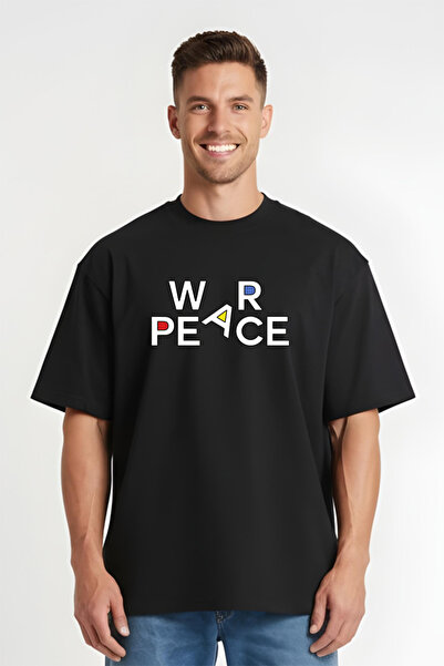 Printees Tricou Oversize - War - Peace