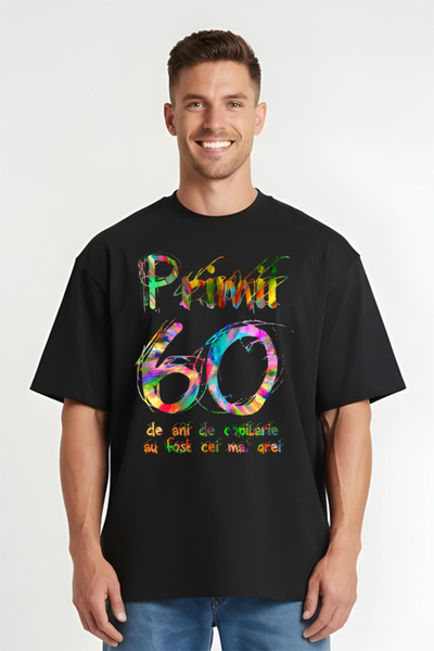 Printees Tricou Oversize - Primii 20 de ani