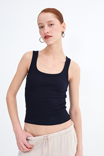 Addax U Neck Thick Strap Tank Top A13682-T4