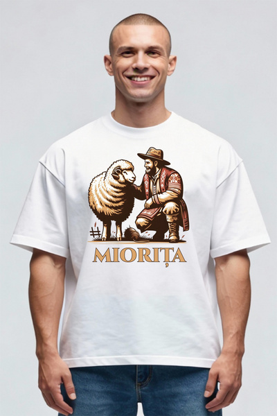 Printees Tricou Oversize - Miorița