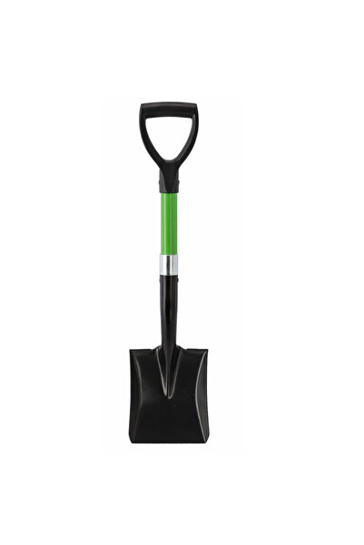 SERSIMO Mini shovel with fiberglass handle, metal head, 67 cm, green/black