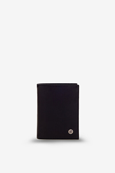 Ted Baker Siyah Dikey Deri Cüzdan