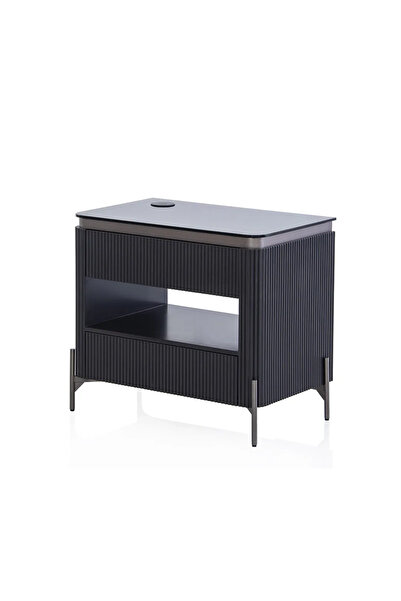 Midas Furniture Origo Right Side Nightstand Black