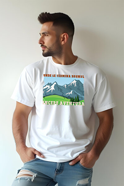 Printees Tricou Oversize - Aventura