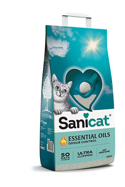 Sanicat Essential Oils Yasemin Kokulu Kedi Kumu 10 Kg