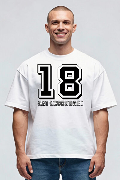 Printees Tricou Oversize - 18 Ani Legendari