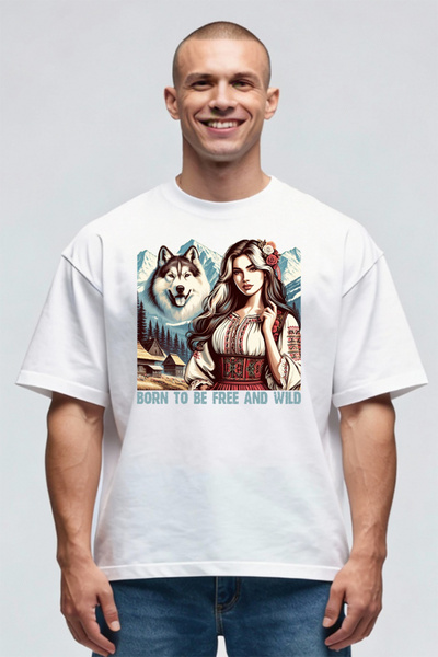 Printees Tricou Oversize - Authentic Dacian Spirit