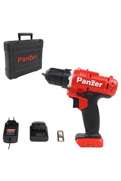 Panzer Drill and Screwdriver, with 1 Battery, 12 V, 1.5 Ah, CD-1292-AP, 1500 ...