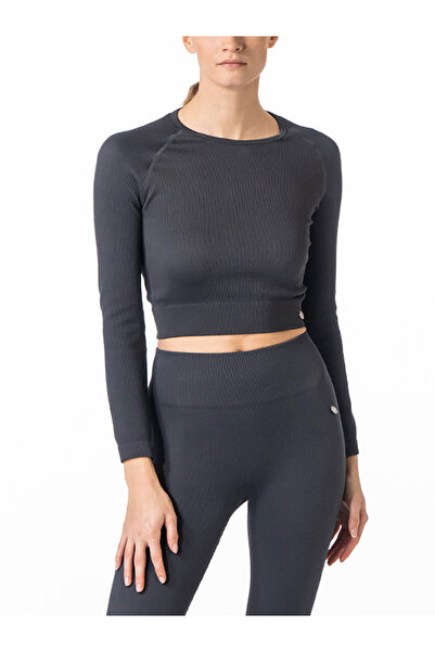 NUR DIE Crop-Top x KILIAN KERNER Crop Top in Ripp-Optik