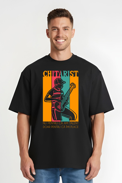 Printees Tricou Oversize - Chitarist