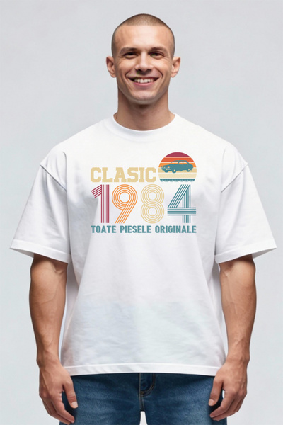Printees Tricou Oversize - Clasic 1984