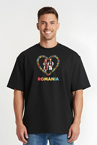 Printees Tricou Oversize - Tineri Din Romania