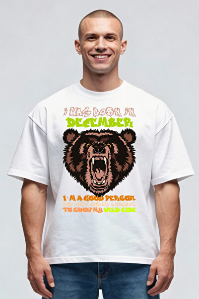 Printees Tricou Oversize - Born Wild December