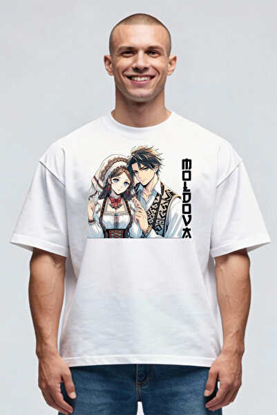Printees Tricou Oversize - Moldova Anime Style