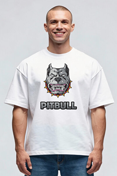 Printees Tricou Oversize - Pittbul