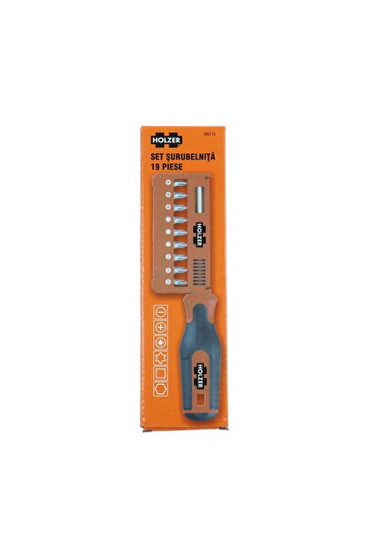 Holzer Screwdriver Set with 18 Bits, 580119