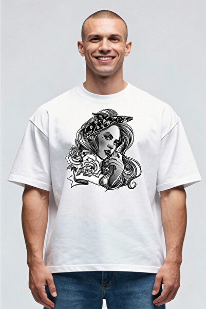Printees Tricou Oversize - Girl