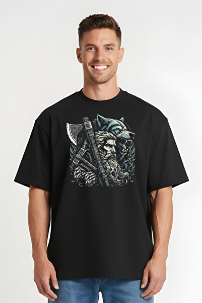 Printees Tricou Oversize - Razboinic Get