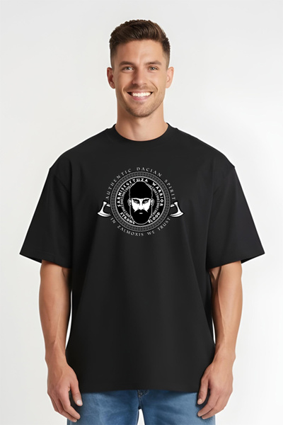 Printees Tricou Oversize - Authentic Dacian Warrior