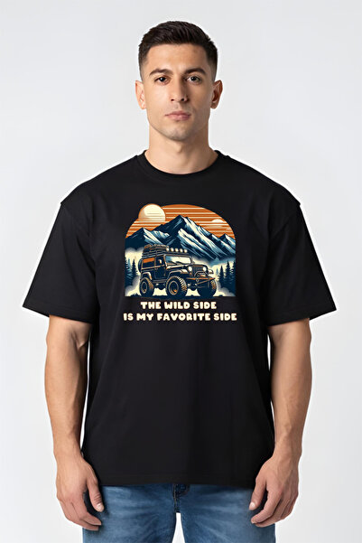 Printees Tricou Oversize - Offroad Wild Side