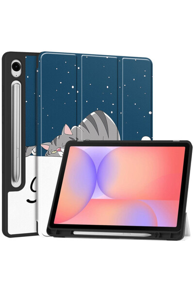 REVOMAG Husa pentru Samsung Galaxy Tab S10 FE Plus 13.1", Piele , Smart Cover...