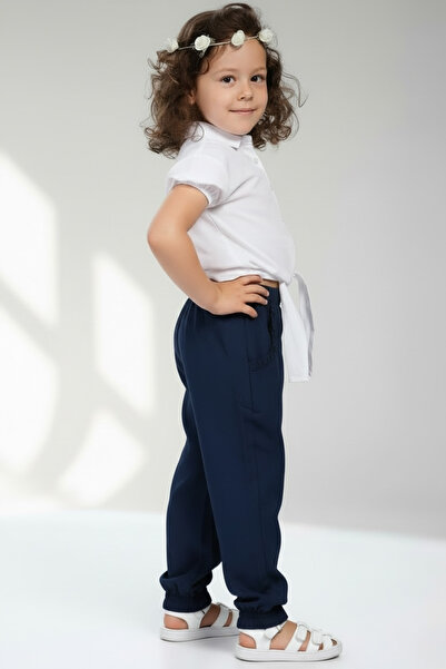 Pitti Devojčice, TAMNOMOŽDE pante sa elastičnim manžetama i naboranim džepovi...