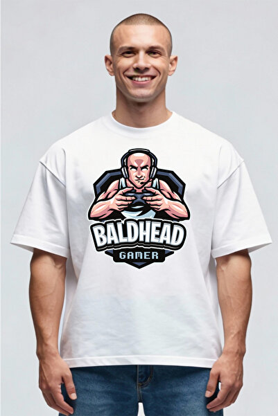 Printees Tricou Oversize - Baldhead Gamer