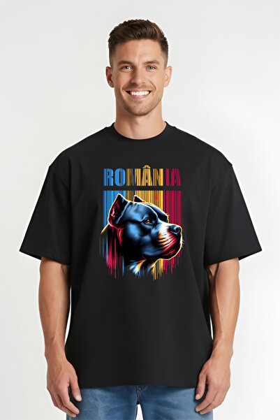 Printees Tricou Oversize - Câini Latră