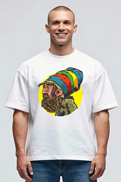 Printees Tricou Oversize - Rastaman