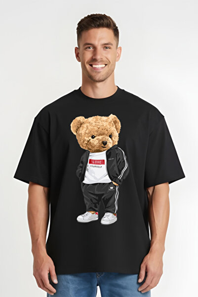 Printees Tricou Oversize - Love Teddy