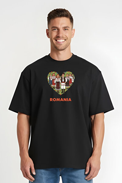 Printees Tricou Oversize - România
