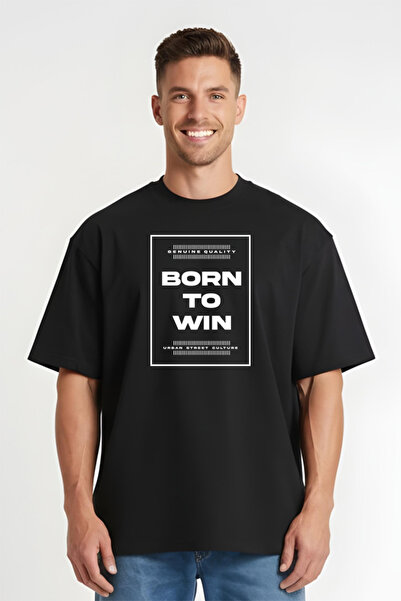 Printees Tricou Oversize - Born to Win