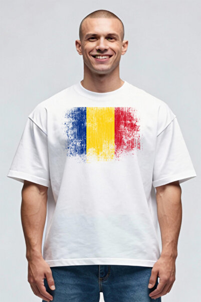 Printees Tricou Oversize - Drapelul României