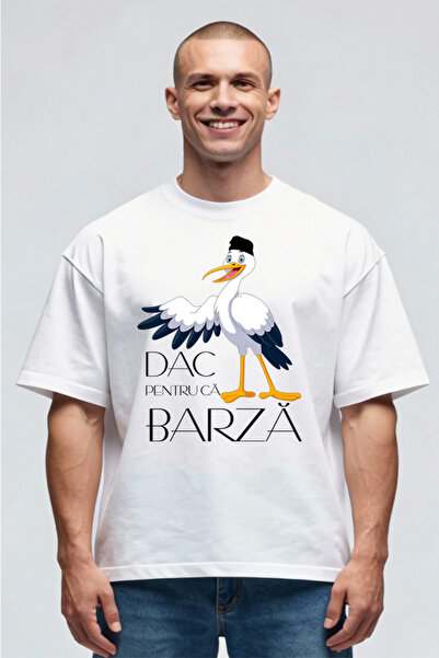 Printees Oversize T-shirt - If because Stork