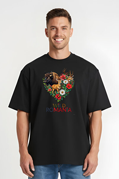 Printees Tricou Oversize - Wild Romania