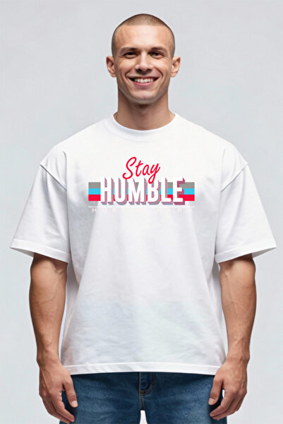 Printees Tricou Oversize - Stay Humble