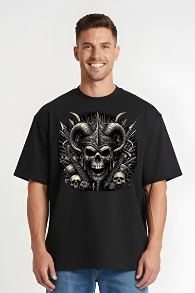 Printees Tricou Oversize - Loud Satan